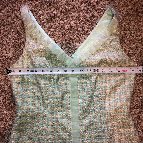 Vintage Carmen Marc Valvo collection sz 10 dress designer romantic night out - Picture 8 of 10